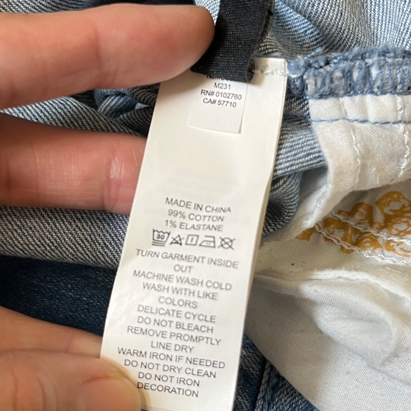 Kate Spade Wide Leg Crop Jeans - Women's Size 26*26 - Blue - Picture 7 of 12